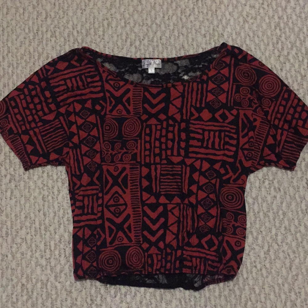 Tribal Print Top